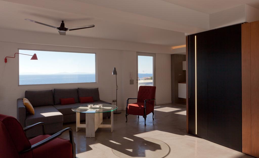Saronida Summer Studio With Breathtaking View Lagonisi Exterior photo