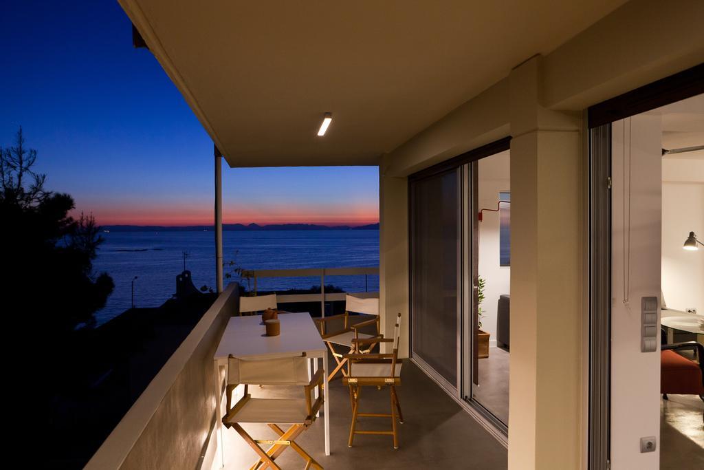 Saronida Summer Studio With Breathtaking View Lagonisi Exterior photo